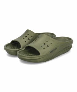 crocs クロックス OFF GRID SLIDE【超軽量】メンズスライドサンダル(オフグリッドスライド) 209416 309 アーミーグリーン