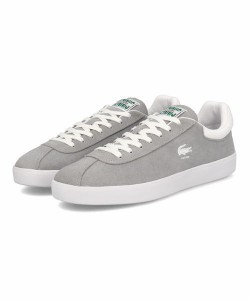 LACOSTE ラコステ BASESHOT 124 2 SMA メンズレザースニーカー(ベースショット) 47SMA0093 25Y グレー