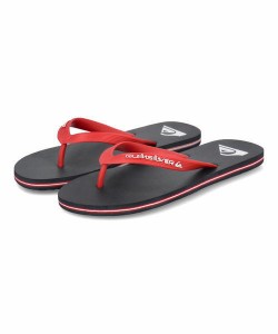 QUIKSILVER クイックシルバー MOLOKAI CORE メンズビーチサンダル(モロカイコア) AQYL101325 RVJ1 レッド1