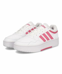 adidas アディダス HOOPS 3.0 BOLD W レディーススニーカー 厚底(フープス3.0ボールドW) IG6114 フットウェアホワイト/ピンクフュージョ