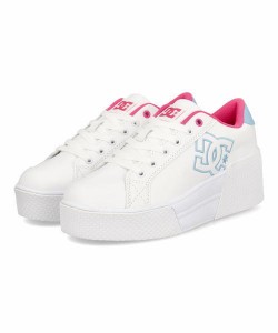 DC SHOES ディーシーシューズ CHELSEA LITE WEDGE レディーススニーカー 厚底 ウェッジ(チェルシーライトウェッジ) DW242601 BLP ホワイ