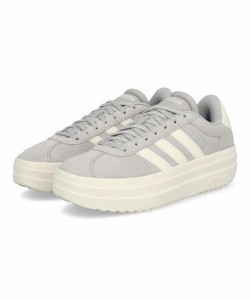 adidas アディダス VL COURT BOLD レディーススニーカー 厚底 プラットフォーム スエード(VLコートボールド) IF9784 グレーツー/オフホワ