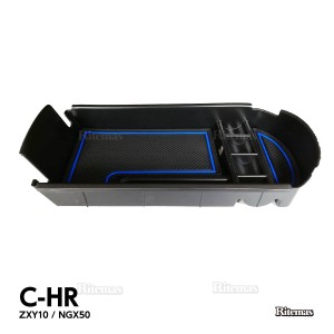 C-HR コンソール コンソールトレイ コンソールボックス 専用 CHR CH-R ZYX10 NGX50 ラバーマット付き トレー パーツ 滑り止め アクセサリ