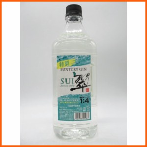 サントリー ＳＵＩ 翠 ジャパニーズクラフトジン ペットボトル 40度 1800ml