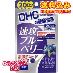 ゆうパケット）ＤＨＣ　速攻ブルーベリー　20日分　40粒