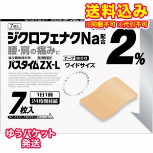 ゆうパケット）【第2類医薬品】パスタイムZX−L　ワイドサイズ　7枚【セルフメディケーション税制対象】(使用期限2025年7月)