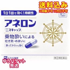 ゆうパケット）【第(2)類医薬品】アネロン「ニスキャップ」６カプセル