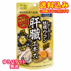 ゆうパケット）井藤漢方　しじみの入った　牡蠣ウコン肝臓エキス　120粒