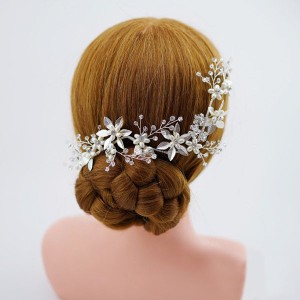 ウェディング ヘッドドレス ブライダル 髪飾り ラインストーン ヘアアクセサリー 髪飾り ブライダル 結婚式 パーティー 小枝 ダンス 発表