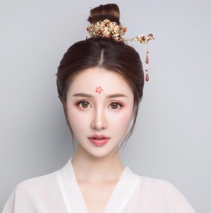 髪飾りセット 2点セット 中国風 舞台 かんざし タッセル 唐装 髪留め ヘアアクセサリー 漢服 ヘアスタイリング用品 イベント 学園祭 文化