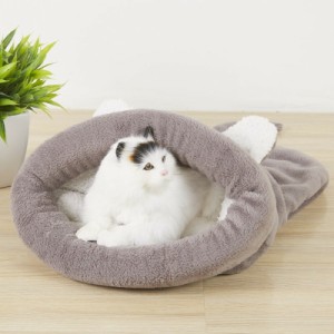 ペット用寝袋 猫ふとん 猫布団 ねこふとん キャットハウス 猫寝床 ペット布団 犬ベッド ペットハウス ペット用寝袋 猫用寝袋 ドーム型 猫