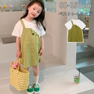 子供服 Tシャツ ワンピース 女の子 キッズ 半袖 トップス カートキッズ ベビー マタニティ キッズファッション ワンピース