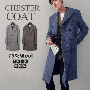 美品】ニューヨーカー ロングダッフルコート 裏地チェック