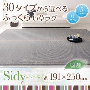 おしゃれ 30タイプから選べる国産ふっくらい草ラグ 191×250cmの通販は