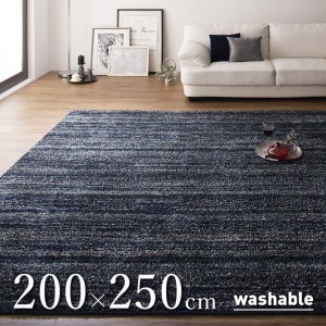 ラグ マット 絨毯 おしゃれ グラデーションミックスシャギーラグ 200×250cm