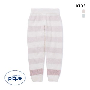 ジェラートピケ キッズアンドベイビー キッズ ベビモコボーダーロングパンツ ジェラピケ パジャマ ルームウェア gelato pique Ki 35%OFF