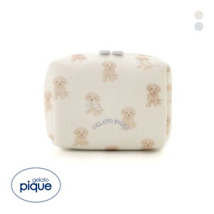 ジェラートピケ トイプードル柄スクエアポーチ ジェラピケ gelato pique 20%OFF