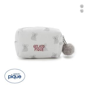 ジェラートピケ コアラ総柄ポーチ ジェラピケ gelato pique 送料無料