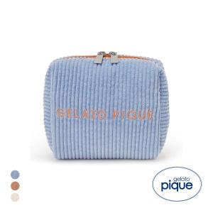 【送料無料】 ジェラートピケ コーデュロイポーチ ジェラピケ gelato pique