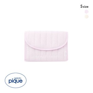 ジェラートピケ ロゴ刺繍母子手帳ケースS ジャバラ ジェラピケ gelato pique 20%OFF