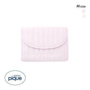 25％OFF ジェラートピケ ロゴ刺繍母子手帳ケースM ジャバラ ジェラピケ gelato pique