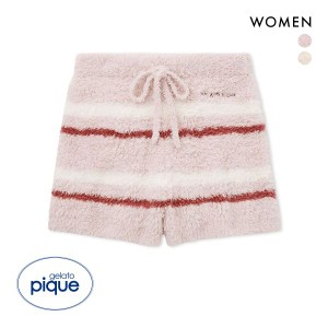 ジェラートピケ レディース HOLIDAY ジェラートボーダーショートパンツ ジェラピケ パジャマ ルームウェア gelato pique 35%OFF