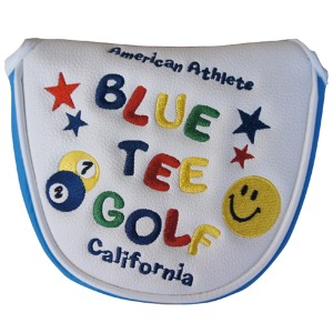 ブルーティーゴルフ BLUE TEE GOLF スマイル＆ピンボール パターカバー