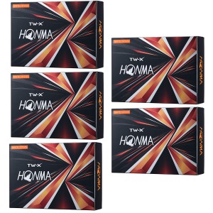 本間ゴルフ HONMA TW-X ゴルフボール 2021年モデル 5ダースセット