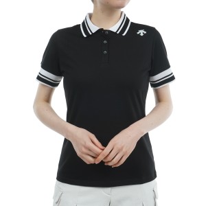 デサントゴルフ　DESCENTE GOLF　ストレッチ 天竺半袖ポロシャツ　レディス