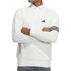 アディダス　Adidas　3ストライプス クルーネック長袖セーター