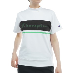 チャンピオンゴルフ　Champion GOLF　ストレッチ モックネック半袖シャツ　レディス