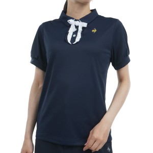 ルコックゴルフ　Le coq sportif GOLF　菅沼菜々プロコラボ ストレッチ 半袖ポロシャツ　レディス