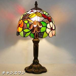 花柄ヴィンテージ ステンドランプ ステンドグラス アンティーク照明8