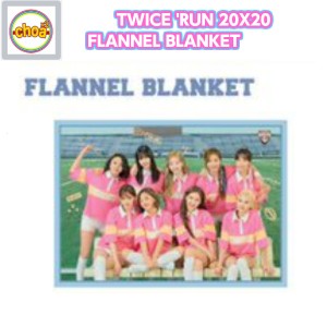 TWICE FLANNEL BLANKET RUN 20X20 SPECIAL MD /トゥワイス 公式グッズ