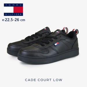 【キャンペーン対象】【50%OFF】 TOMMY HILFIGER トミーヒルフィガー CADE COURT LOW ケード コート ロー BLACK 日本正規販売代理店