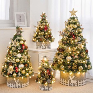 2023 クリスマスツリー セット 飾り おしゃれ 北欧 ナチュラル 足元 180cm 150cm 120cm 90cm 60cm 45cm 卓上 クリスマスツリーの木 オー