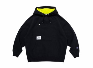 Wtaps x Champion Academy Hooded  Black ダブルタップス x チャンピオン アカデミー フーデッド 222HBCHD-CSM04S  ブラック 選べるサイ