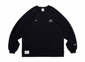 Wtaps x Champion Academy LS  Black ダブルタップス x チャンピオン アカデミー LS 222HBCHD-CSM02S ブラック 選べるサイズ　S M L