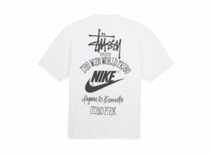 Stussy x Nike Men's T-Shirt  White  ステューシー x ナイキ メンズ Tシャツ ホワイト SS-561 S M L XL