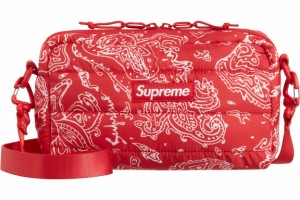 Supreme Puffer Side Bag  Red Paisley シュプリーム パファー サイド バッグ  レッドペイズリー【中古】新古品