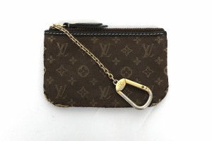 LOUIS VUITTON ルイ ヴィトン モノグラム イディール ポシェット クレ キーリング付 コインケース ブラウン M62994【中古】