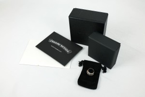 CHROME HEARTS FLORAL CROSS RING クロムハーツ ダイヤ フローラルクロス リング 925 サイズUS4(７号） インボイス同梱 【中古】