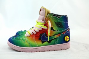 J Balvin Nike Air Jordan 1 High OG Rainbow J バルビン ナイキ エアジョーダン1 ハイ OG レインボー 27cm  DC3481-900【中古】