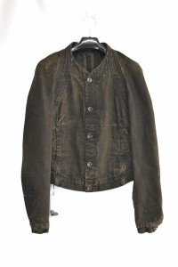 Rick Owens リックオウエンス 後染 デニムジャケット レディース XSサイズ【中古】