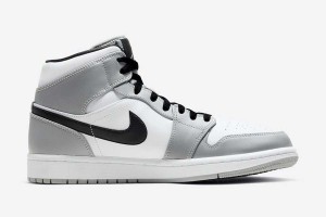 Nike Air Jordan 1 Mid  Light Smoke Grey Black-White ナイキ エアジョーダン1 ミッド ライトスモークグレー/ブラックホワイト【中古】