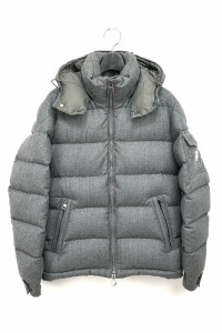 MONCLER  モンクレール メンズ ダウンジャケット MONTGENEVRE  ウール 54272 940 グレー サイズ１【中古】