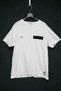 MONCLER モンクレール  fragment フラグメント コラボE109U8003950 MAGLIA T-SHIRT 半袖Ｔシャツ ホワイト サイズXL HIROSHI FUJIWARA タ