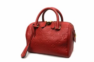 LOUIS VUITTON Speedy Bandouliere 20 ルイヴィトン スピーディバンドリエール20 モノグラム アンプラント レッド  レディース ハンドバ