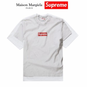 24SS Supreme MM6 Maison Margiela Box Logo Tee  White シュプリーム MM6 メゾンマルジェラ  ボックス ロゴ Tシャツ ホワイト【中古】新