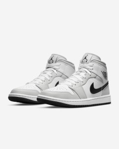 Nike Wmns Air Jordan 1 Mid  Grey Fog/White/Black ナイキ ウィメンズ エアジョーダン1 ミッド  グレーフォグ/ホワイト/ブラック【中古